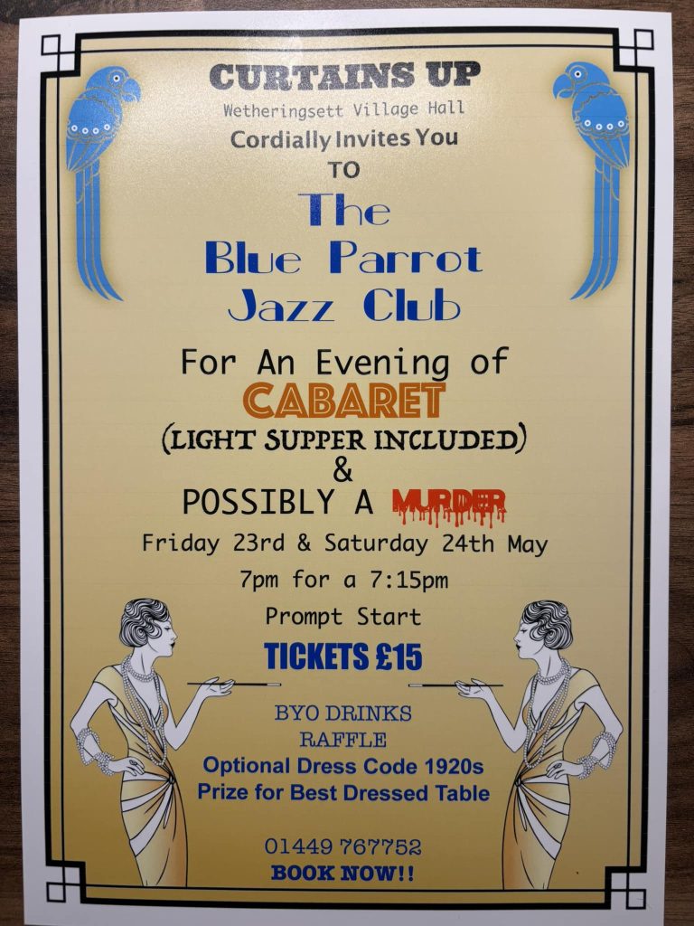 Poster for The Blue Parrot Jazz Club